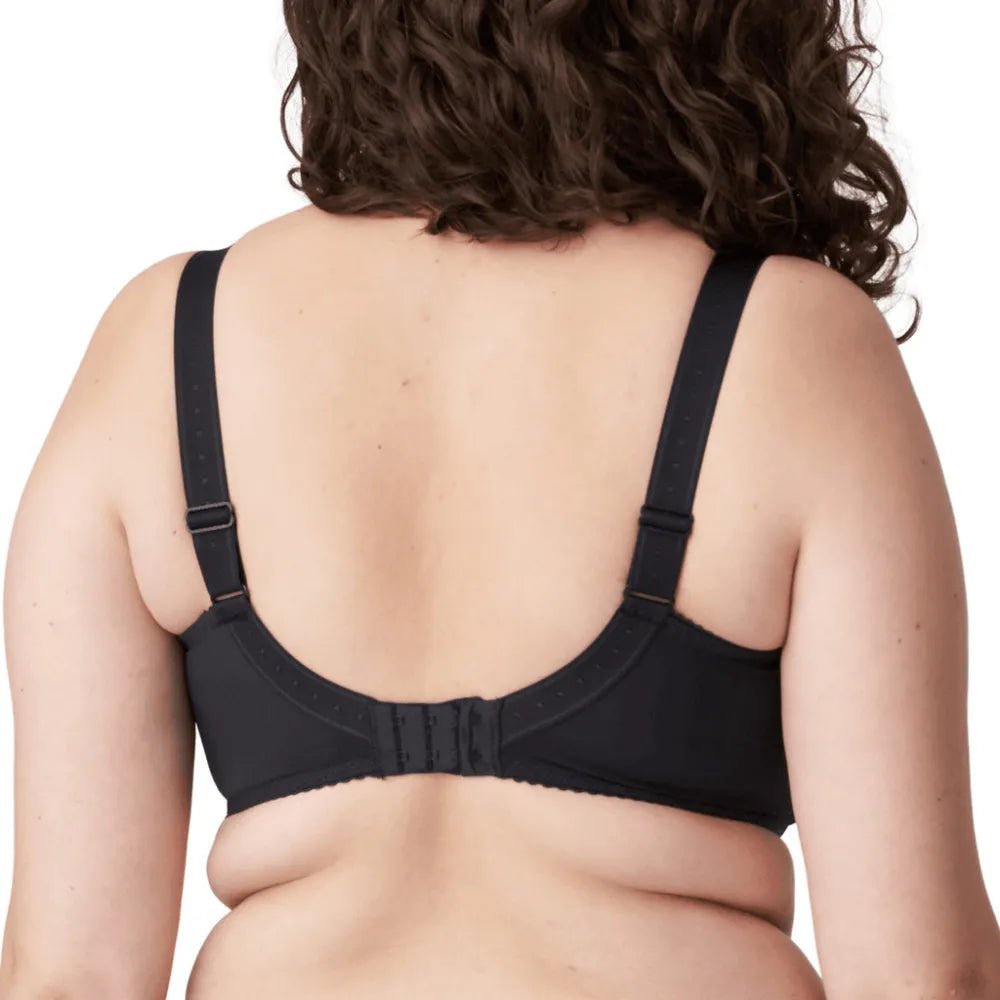 Prima Donna Orlando Black Full Cup Bra I, J, K Cup Back