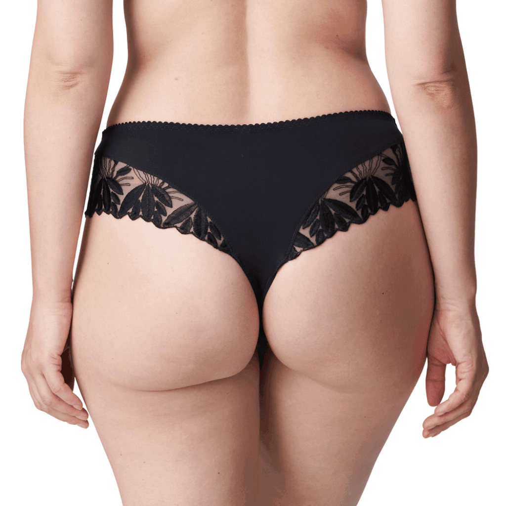 Prima Donna Orlando Black Luxury Thong Back