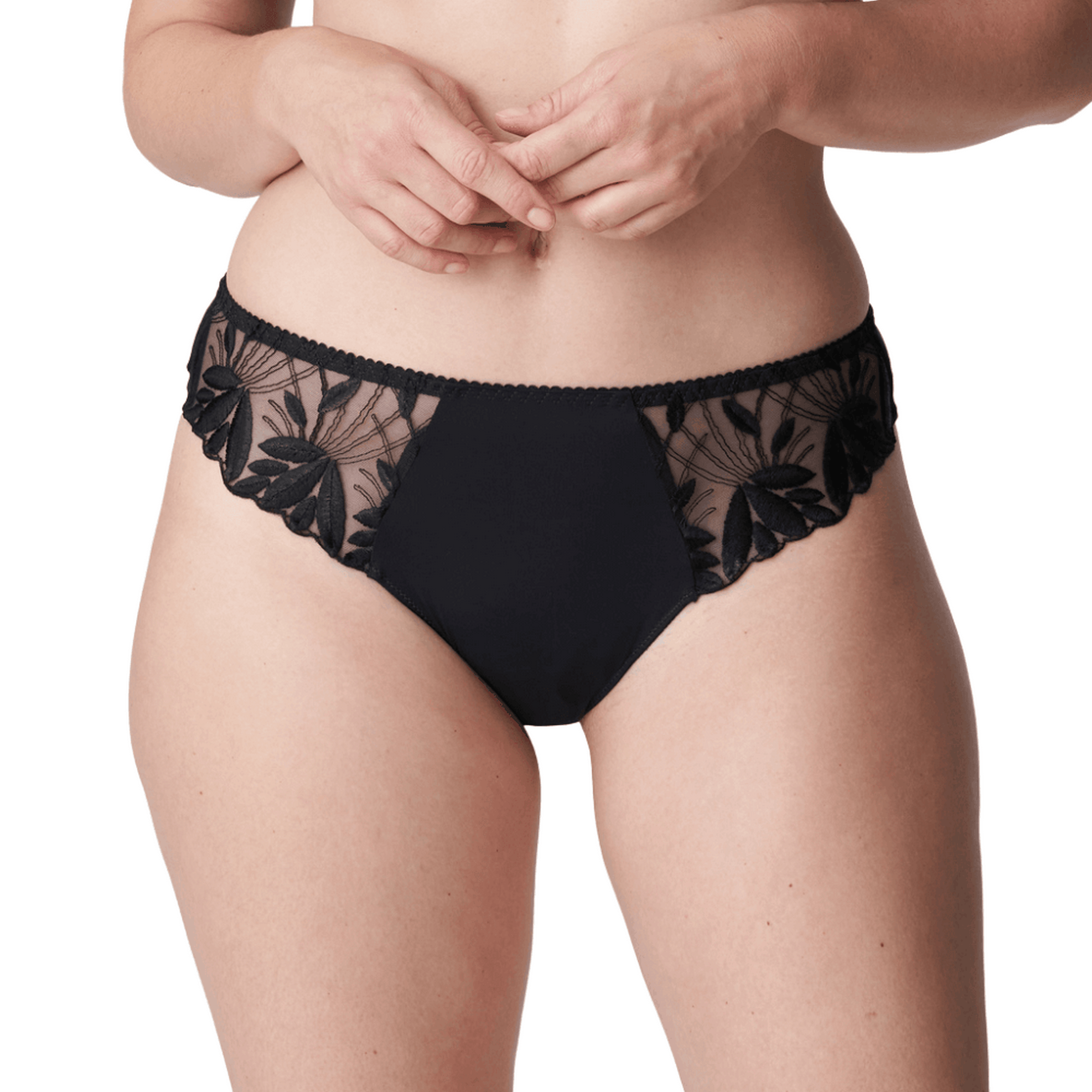 Prima Donna Orlando Black Thong Front