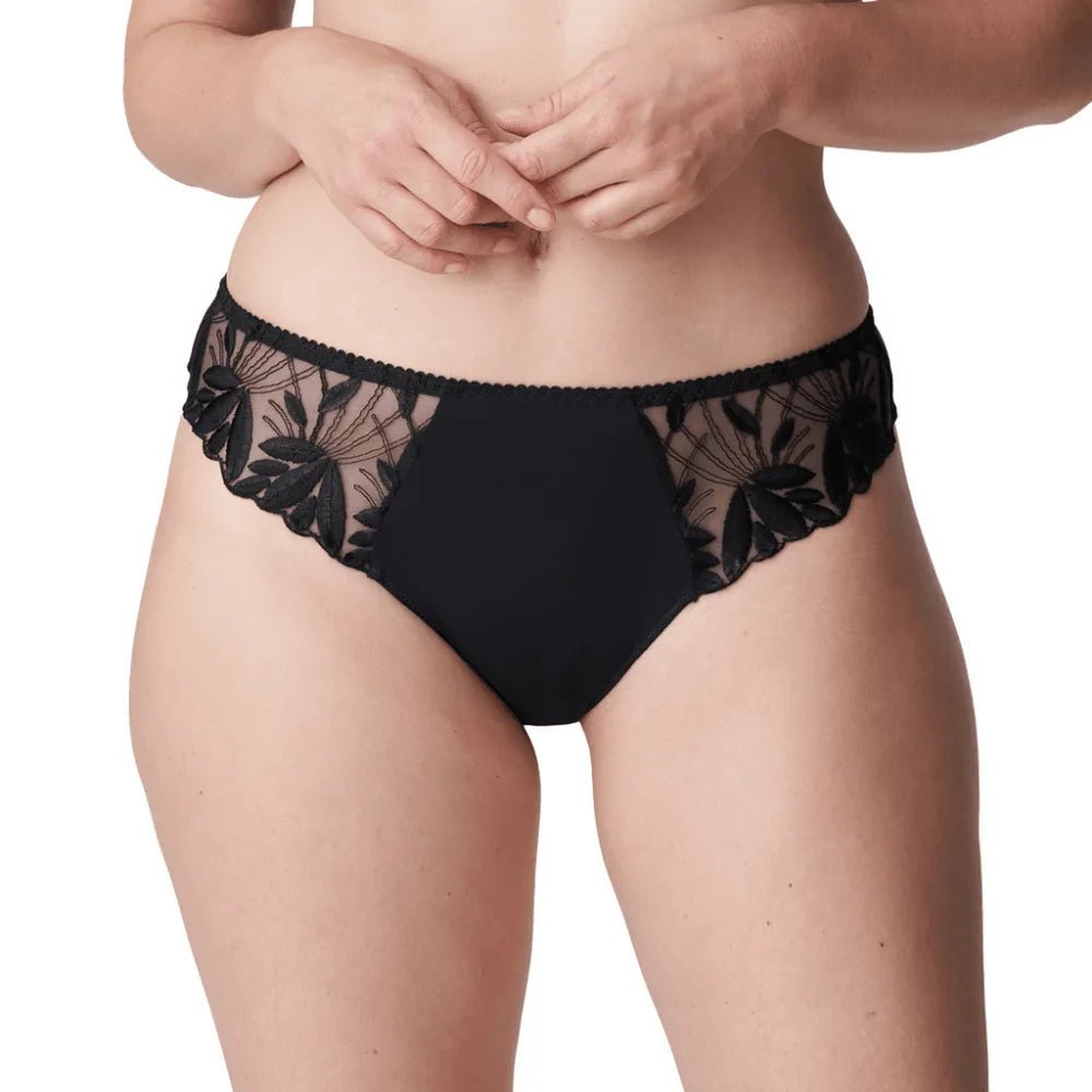 Prima Donna Orlando Black Thong Back Front