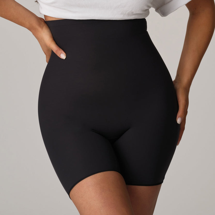 Prima Donna Perle Black Shaper Briefs With Legs Front
