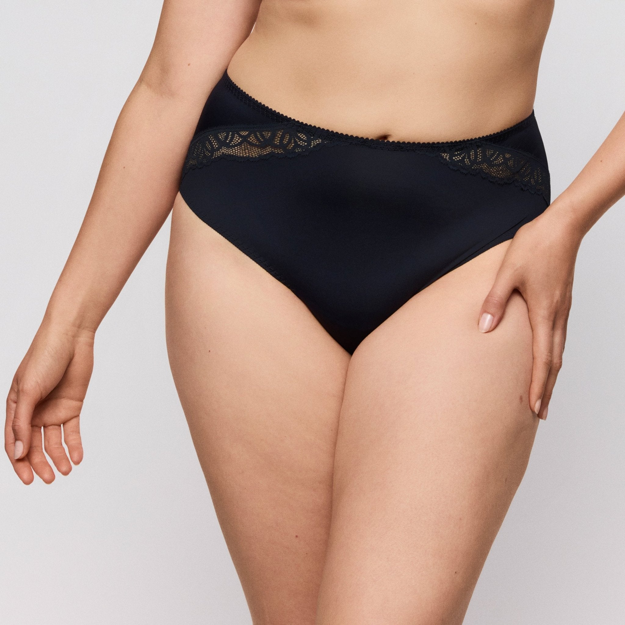 Prima Donna Salerno Navy Blue Full Briefs Front