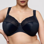 Prima Donna Salerno Navy Blue Full Cup Bra I- M Cup Front