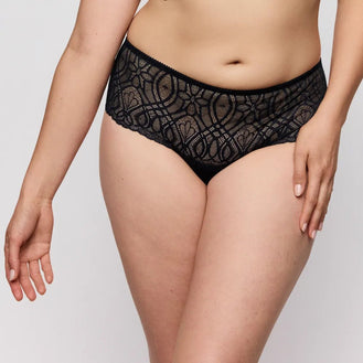 Prima Donna Salerno Navy Blue Luxury Thong Front