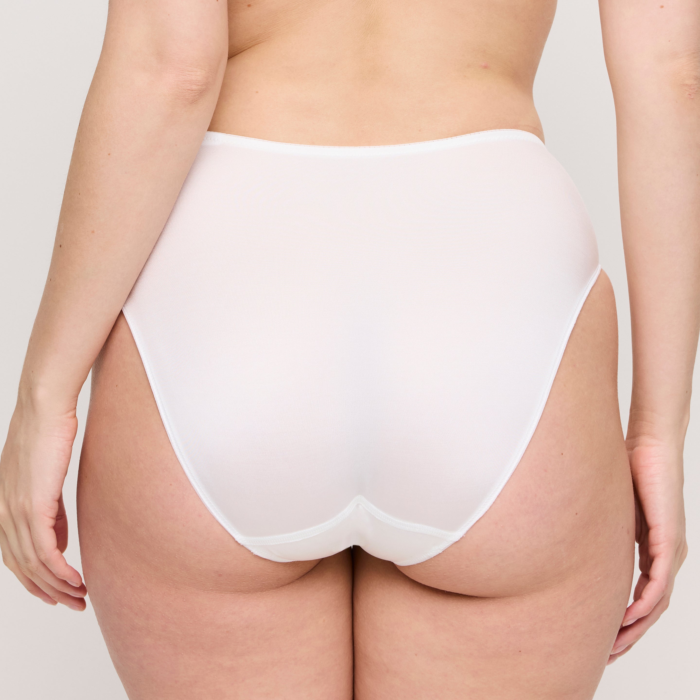 Prima Donna Satin Ivory Full Briefs Back