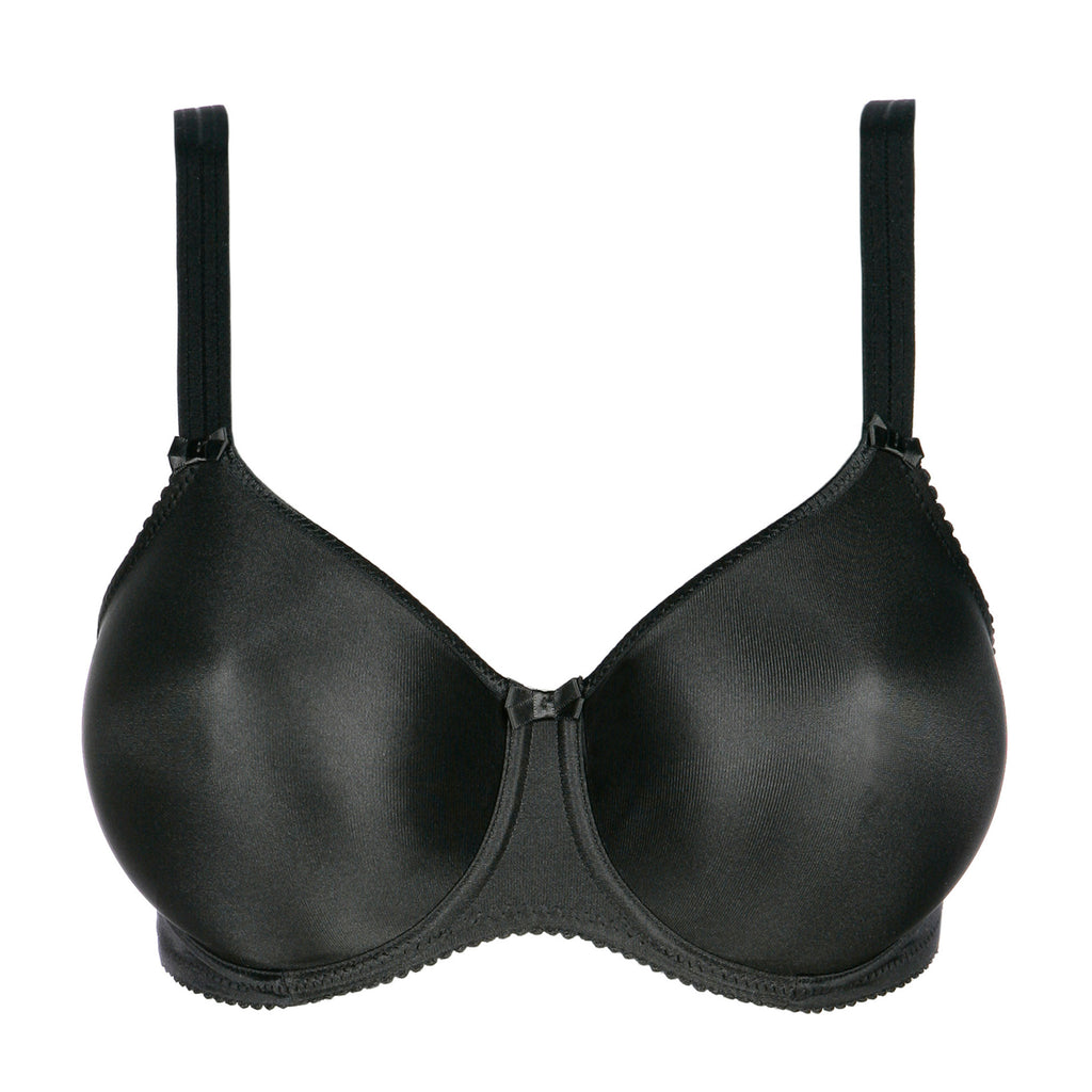 PrimaDonna Satin Black Full Cup Bra