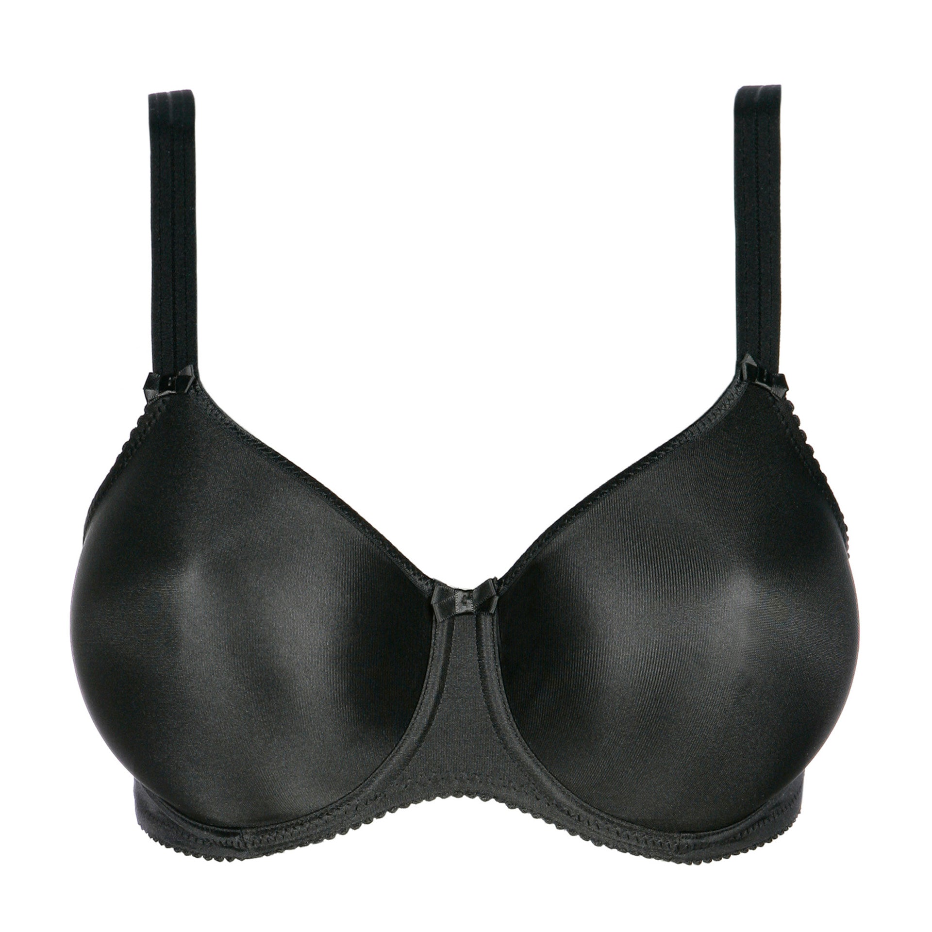 PrimaDonna Satin Black Full Cup Bra
