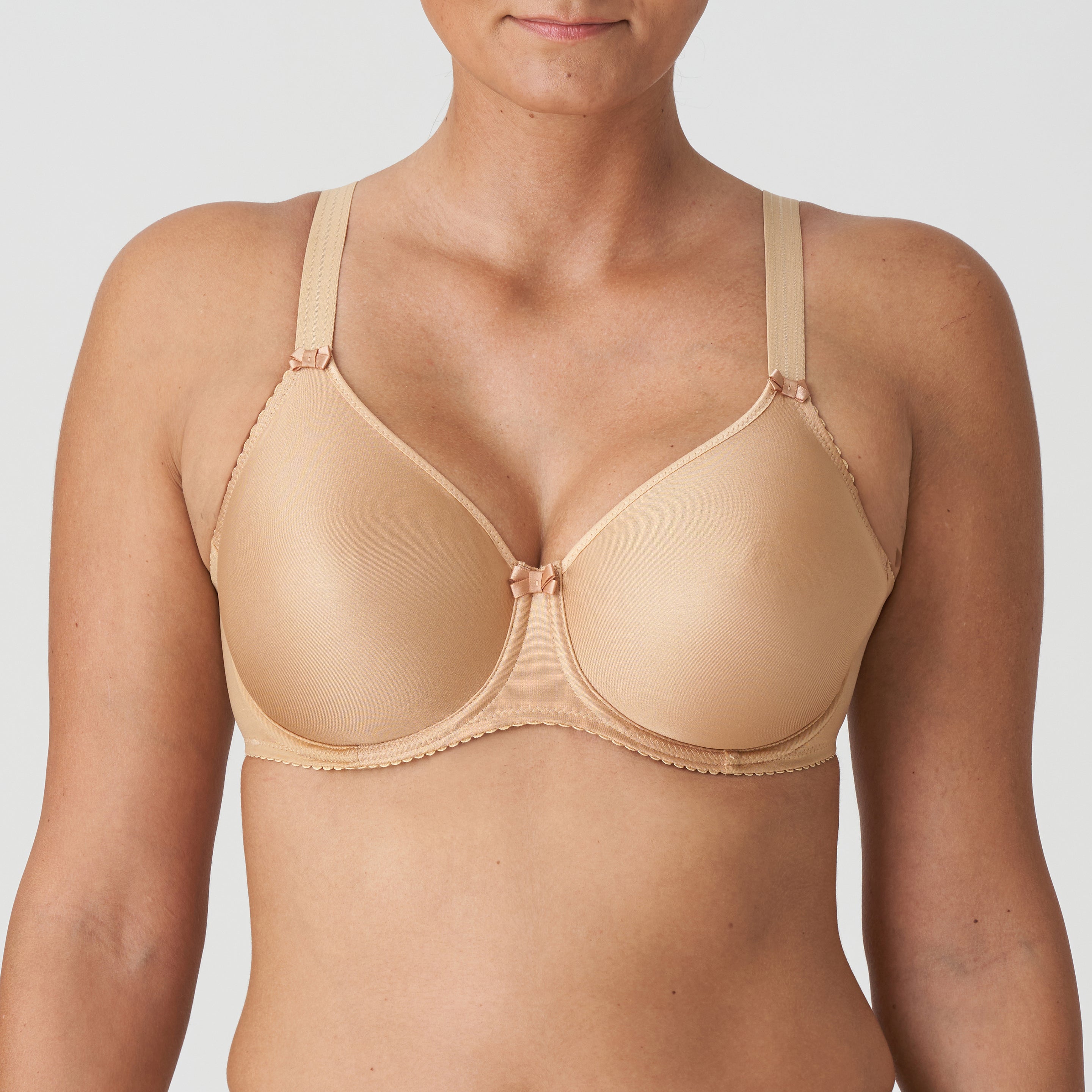 PrimaDonna Satin Cognac Full Cup Bra Front