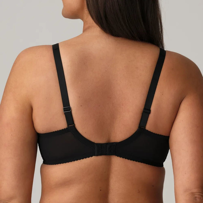 Prima Donna Sophora Black Full Cup Bra Back