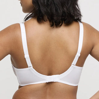 Prima Donna Sophora White Full Cup Bra Back