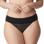 Prima Donna Sophora Black Thong Front