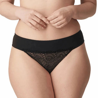 Prima Donna Sophora Black Thong Front