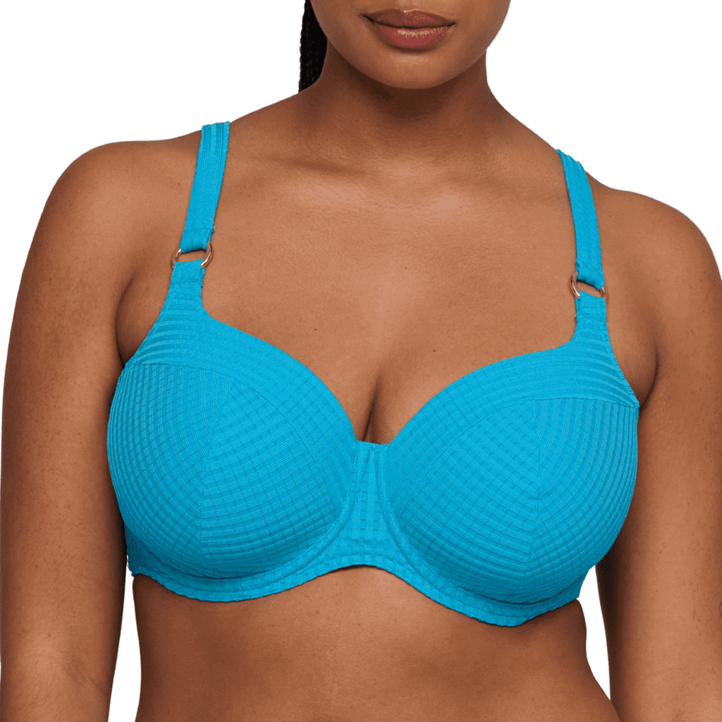Prima Donna Swim Kochi Turquoise Padded Bikini Top Front