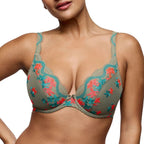 PrimaDonna Cala Luna Botanique Half Padded Plunge Bra Front