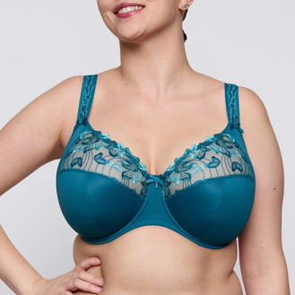 Primadonna Deauville Peacock Full Cup Bra I J k Front
