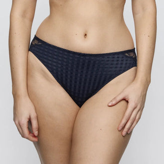 PrimaDonna Madison Velvet Blue Rio Briefs Front