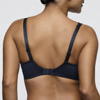 PrimaDonna Madison Velvet Blue T-Shirt Bra Back