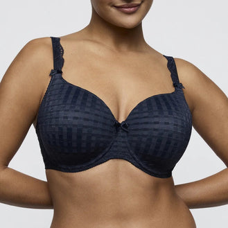 PrimaDonna Madison Velvet Blue T-Shirt Bra Front