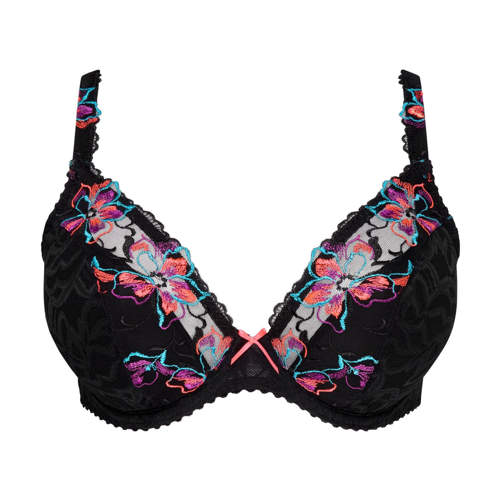 Primadonna Miyara Floral Eclipse Half Padded Plunge Bra