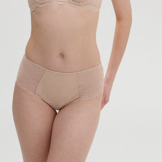 Simone Perele Karma Peau Rose Full Briefs Front