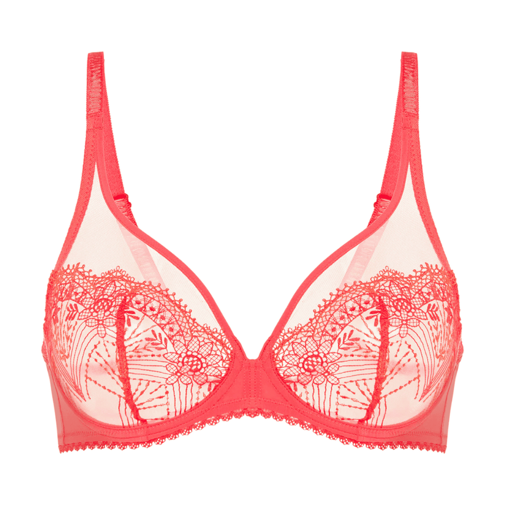 Simone Perele Allure Red Plunge Bra