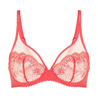 Simone Perele Allure Red Plunge Bra