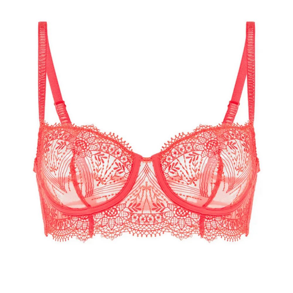 Simone Perele Allure Red Balcony Bra