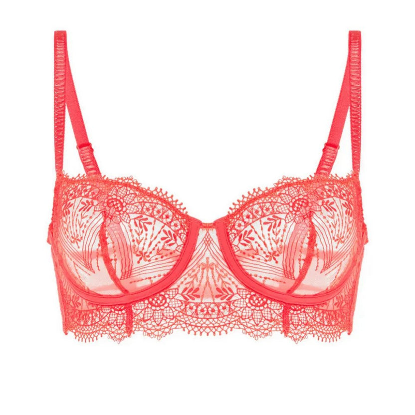 Simone Perele Allure Red Balcony Bra