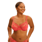Simone Perele Allure Red Full Cup Bra Front