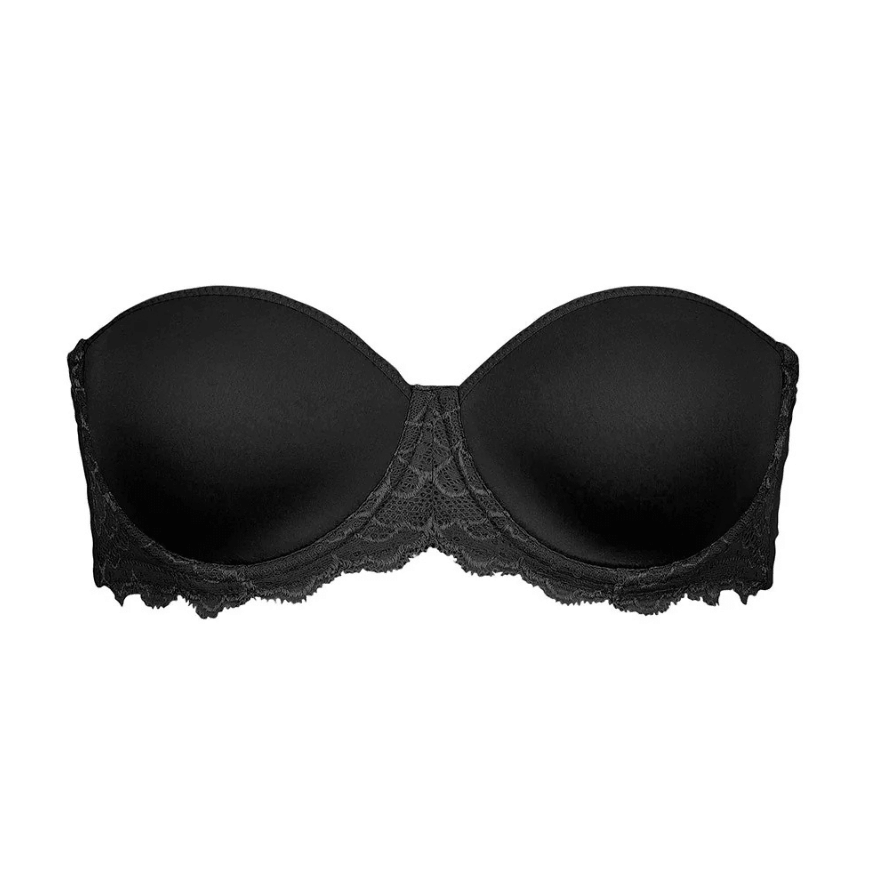 Simone Perele Caresse Black Strapless Bra
