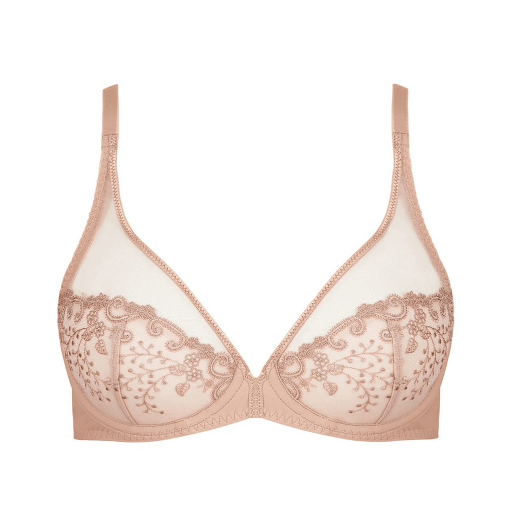 Simone Perele Delice Beige Plunge Bra