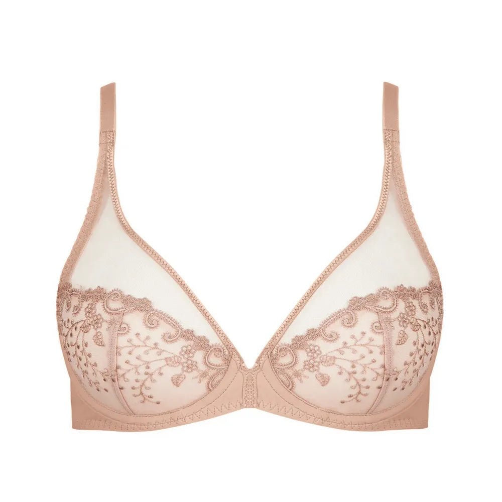 Simone Perele Delice Beige Plunge Bra