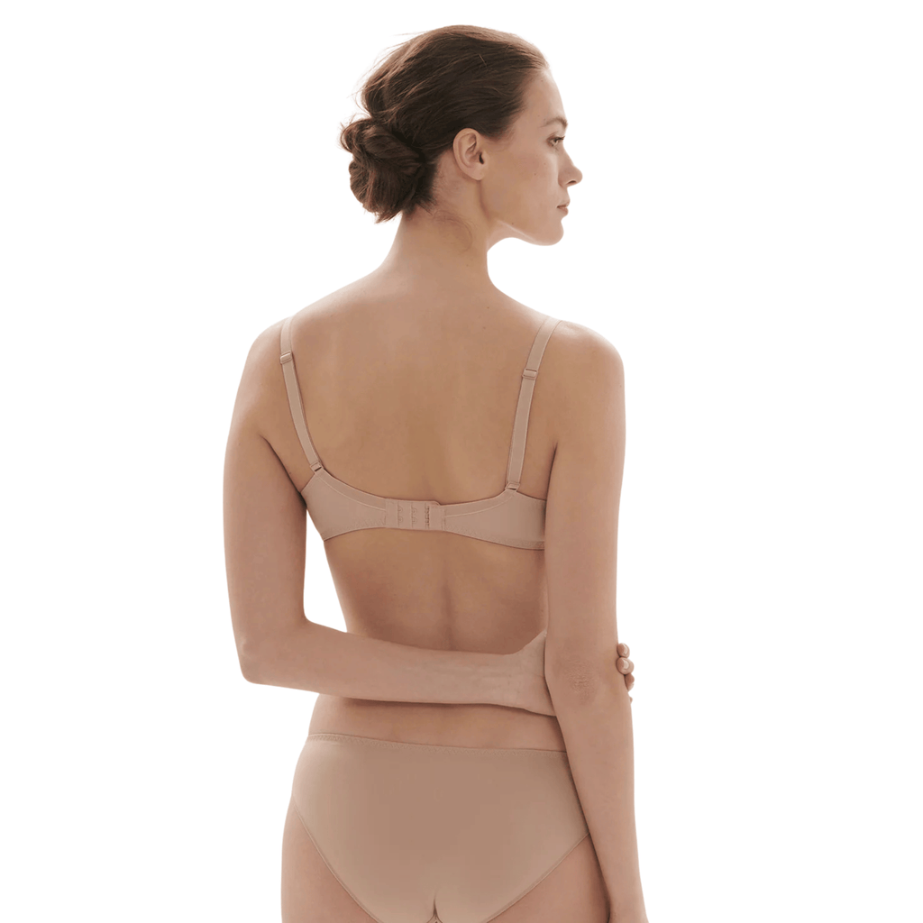 Simone Perele Delice Beige Plunge Bra Back