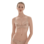Simone Perele Delice Beige Plunge Bra Front