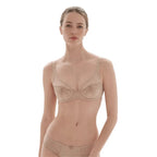 Simone Perele Delice Beige Plunge Bra Front