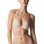 Simone Perele Karma Peau Rose Low Back Bra Front