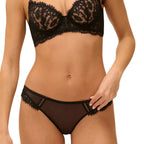 Simone Perele Precieuse Black Brief Front