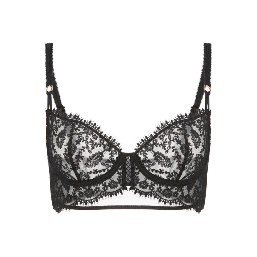 Simone Perele Precieuse Black Half Cup Bra