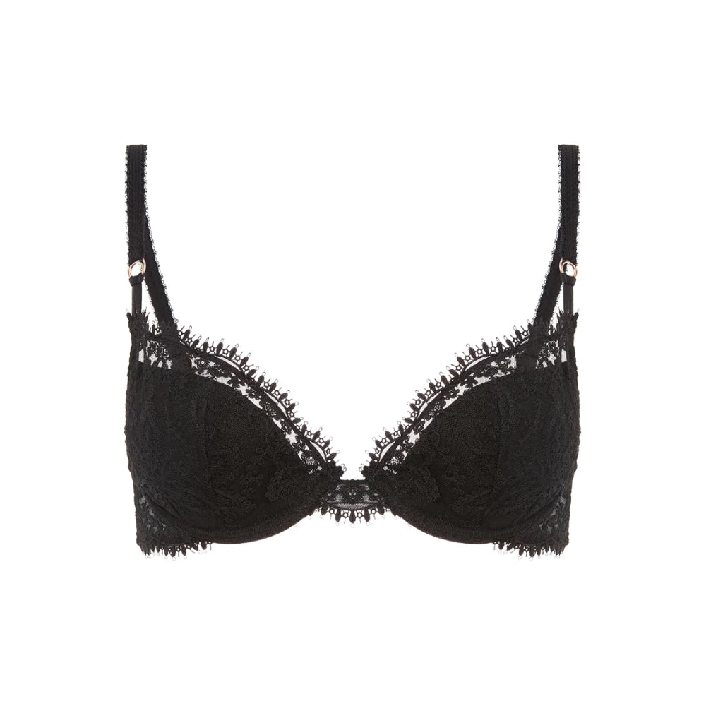 Simone Perele Precieuse Black Push Up Bra