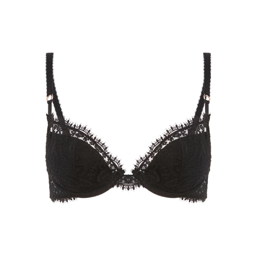 Simone Perele Precieuse Black Push Up Bra