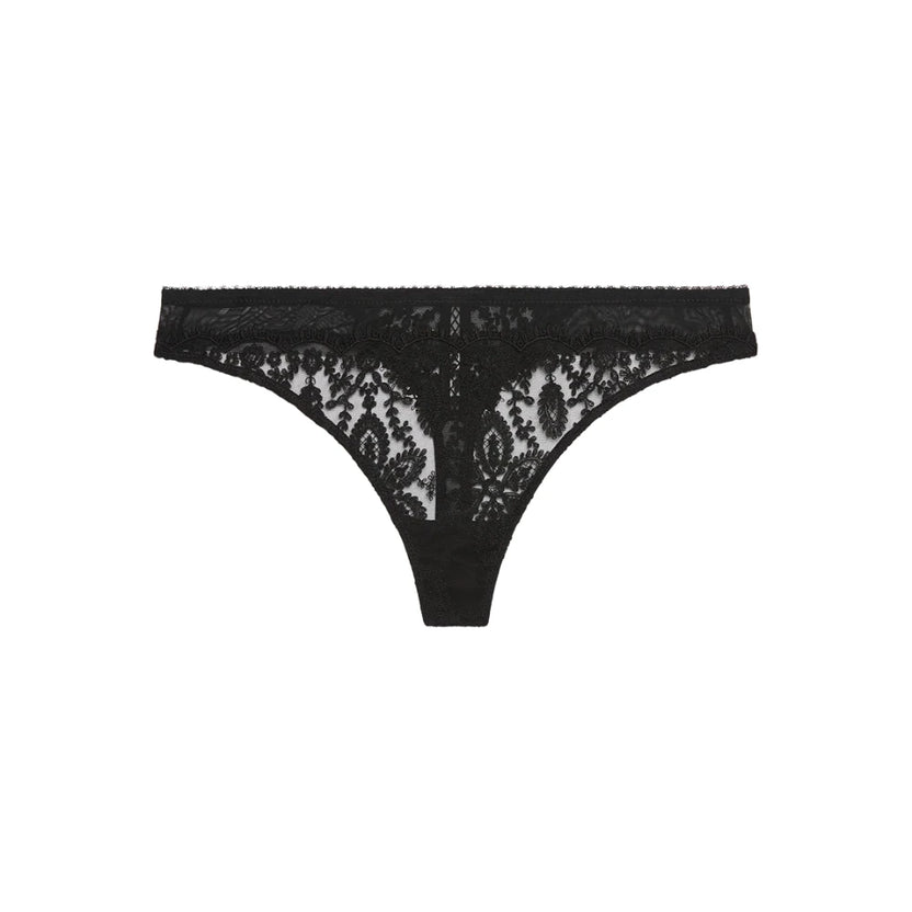 Simone Perele Precieuse Black Tanga