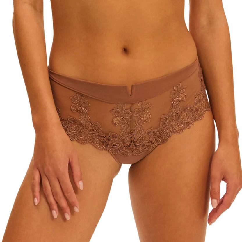 Simone Perele Saga Brown Shorty Front
