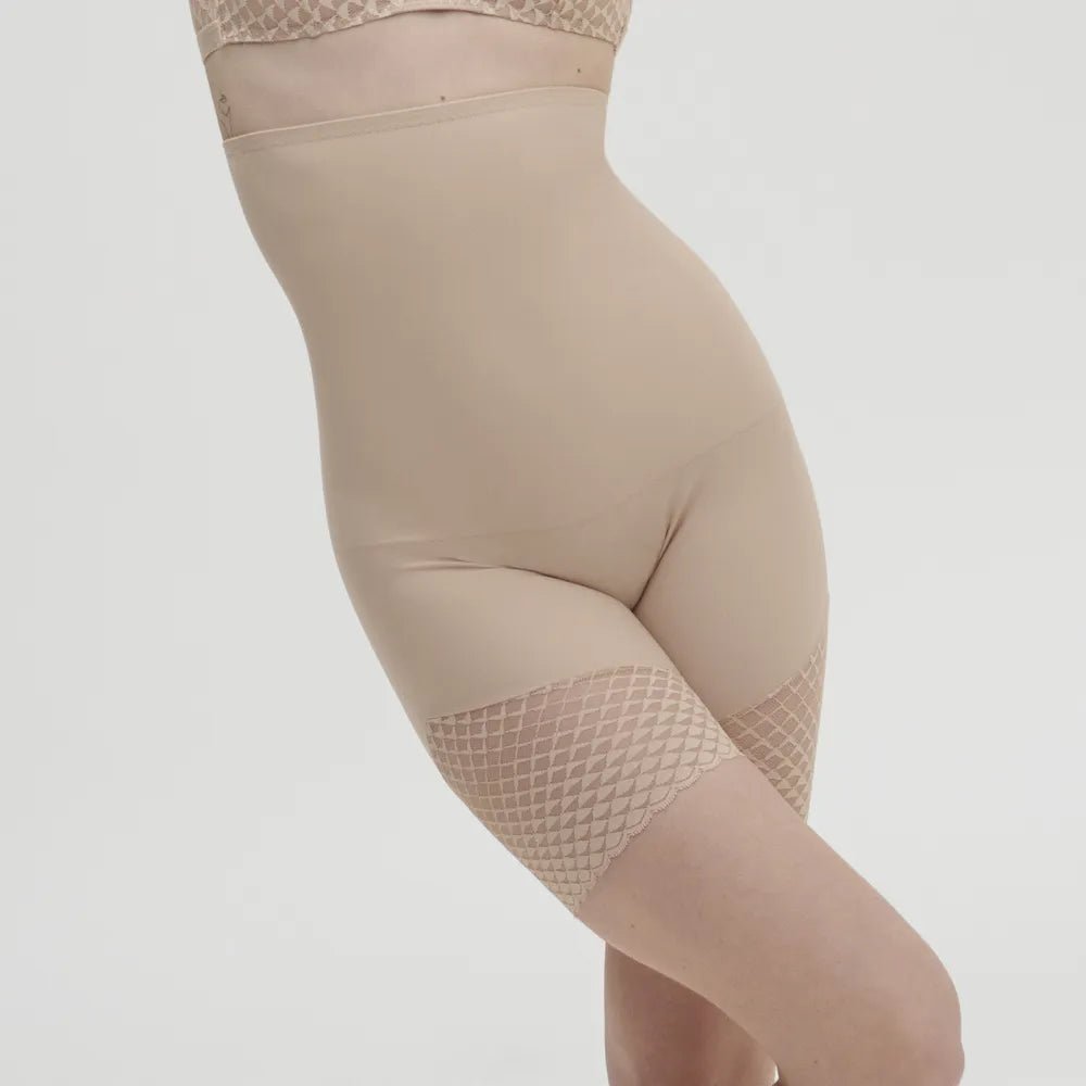 Simone Perele Subtile Beige Full Shaper Briefs Front