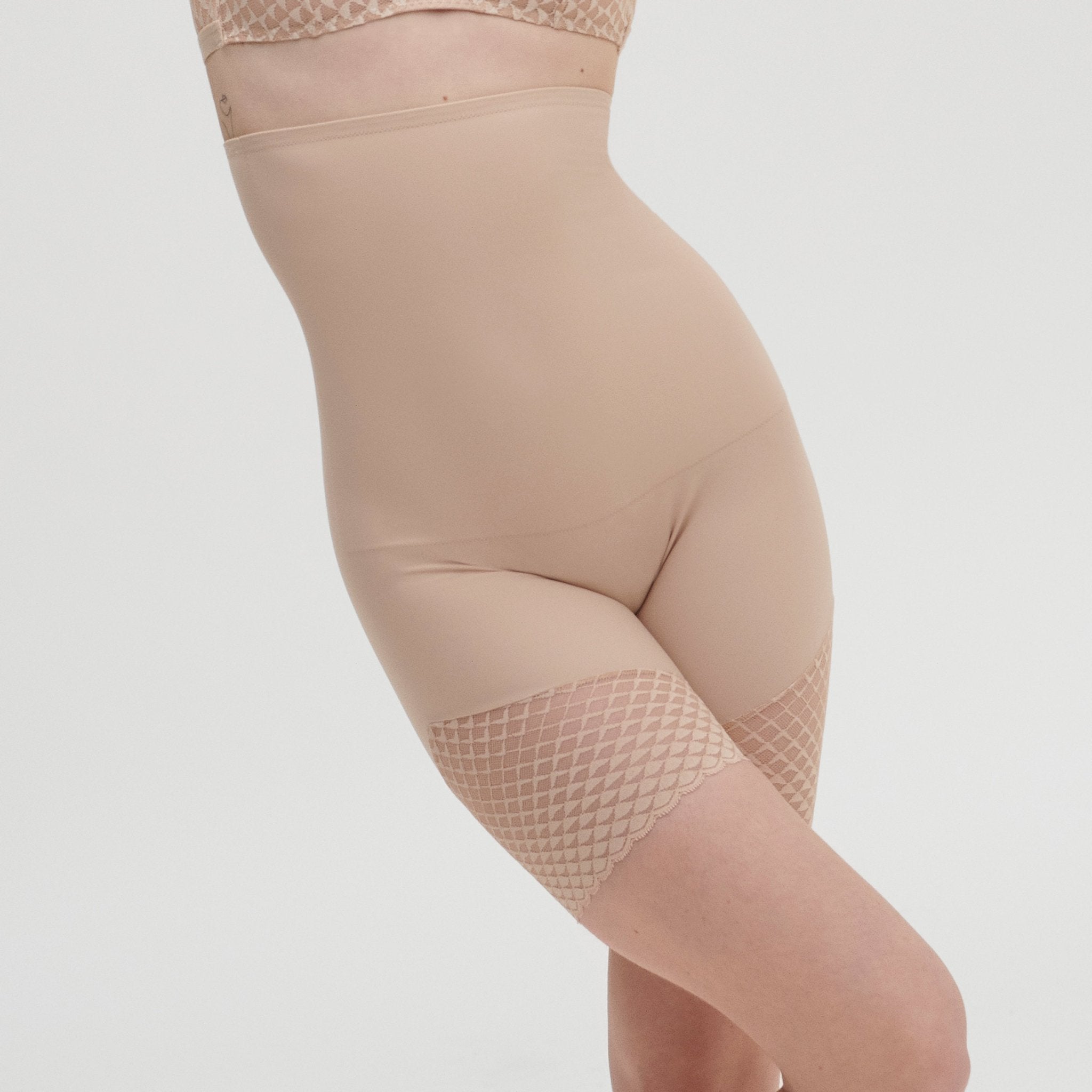 Simone Perele Subtile Beige Full Shaper Briefs Front