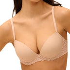 Simone Perele Subtile Peau Rose Push Up Bra Front