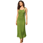 Watercult Crafted Essentials Green Knitted dress Front
