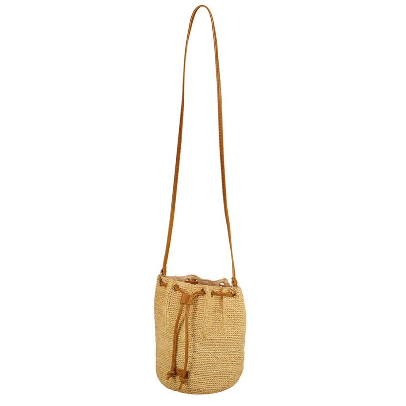 Watercult Dolce Lemon Raffia Bag