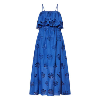 Watercult Dolce Lemon Tile Blue Dress
