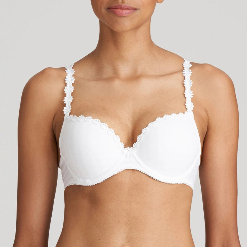 Marie Jo Avero White Push Up Bra Front 
