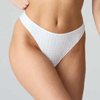 Marie Jo Avero White Thong Front